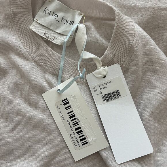 FORTE FORTE Long-sleeve Fitted Bodysuit Size 0 - Picture 10 of 16